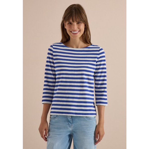 CECIL 3/4-Arm-Shirt aus reiner Baumwolle