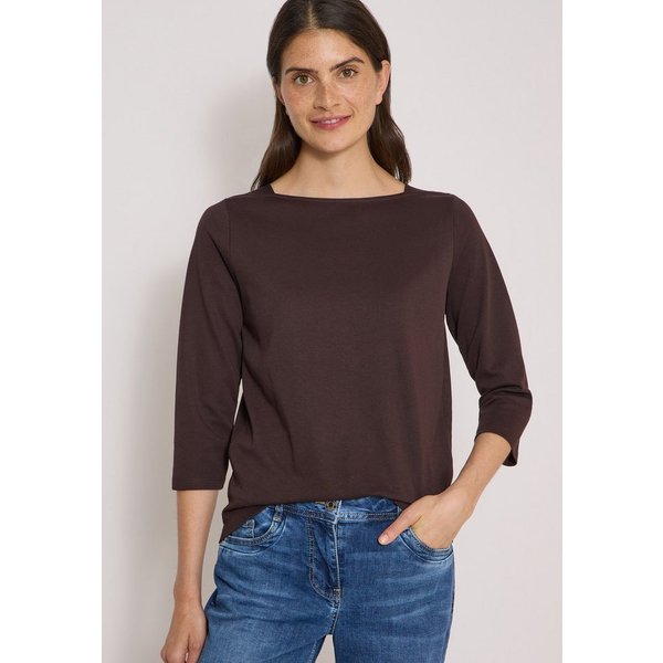 CECIL 3/4-Arm-Shirt aus reiner Baumwolle
