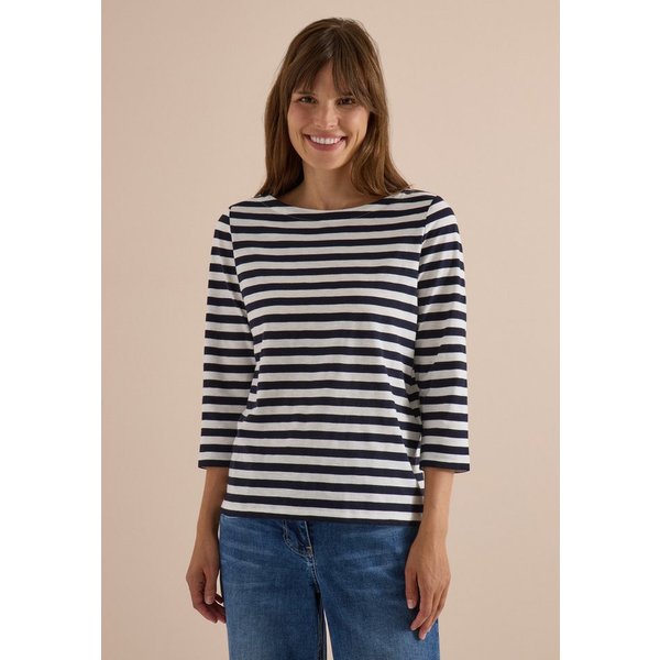 CECIL 3/4-Arm-Shirt aus reiner Baumwolle