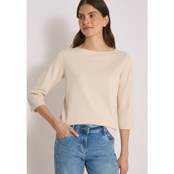 CECIL 3/4-Arm-Shirt aus reiner Baumwolle