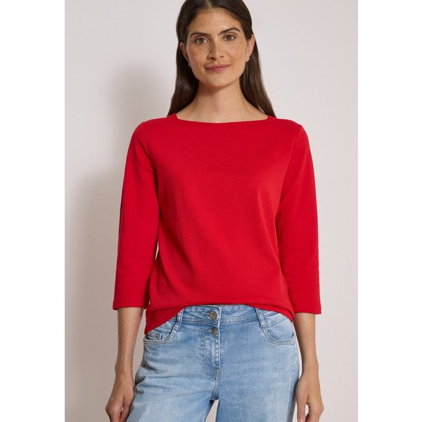 CECIL 3/4-Arm-Shirt aus reiner Baumwolle