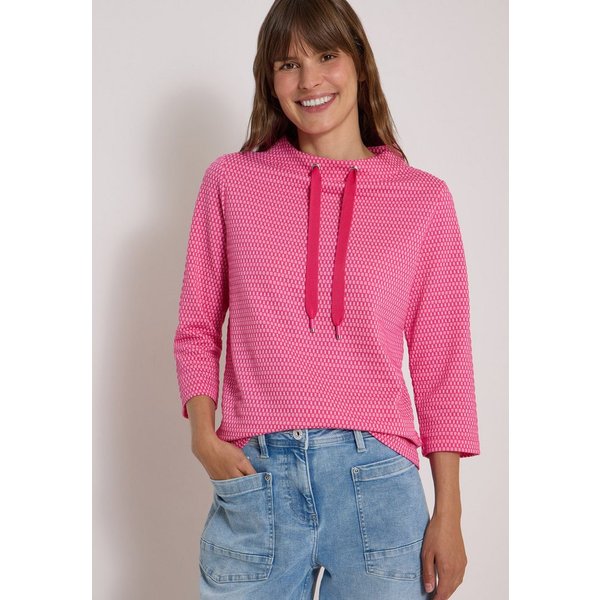 CECIL 3/4-Arm-Shirt aus softem Materialmix