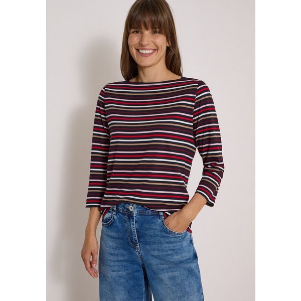 CECIL 3/4-Arm-Shirt aus softem Materialmix
