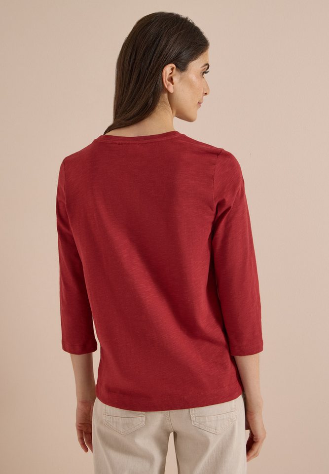 CECIL 3/4-Arm-Shirt in Unifarbe – Bild 2 von 5