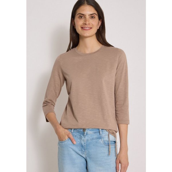 CECIL 3/4-Arm-Shirt in Unifarbe