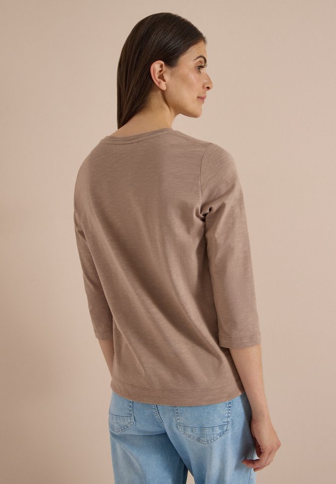 CECIL 3/4-Arm-Shirt in Unifarbe – Bild 2 von 5