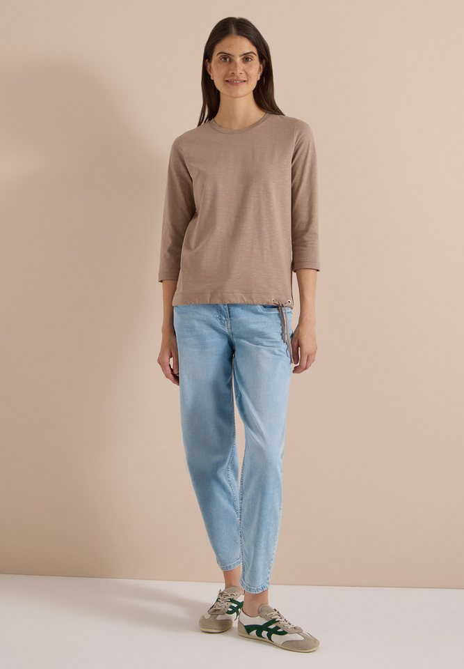 CECIL 3/4-Arm-Shirt in Unifarbe – Bild 3 von 5