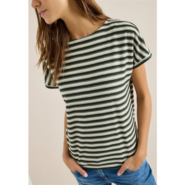 CECIL 3/4-Arm-Shirt mit U-Boot-Ausschnitt