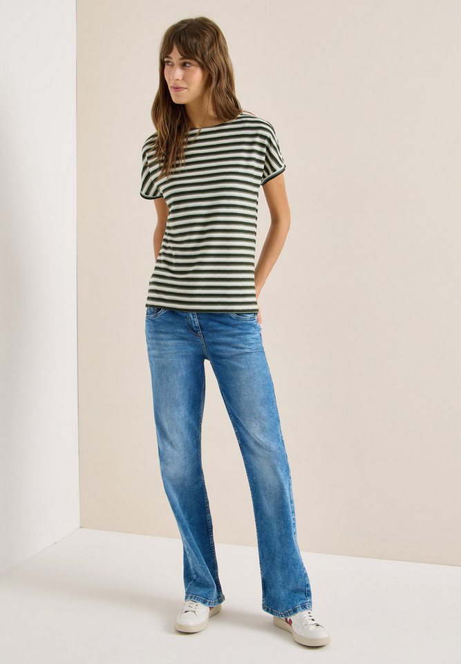 CECIL 3/4-Arm-Shirt mit U-Boot-Ausschnitt – Bild 4 von 5