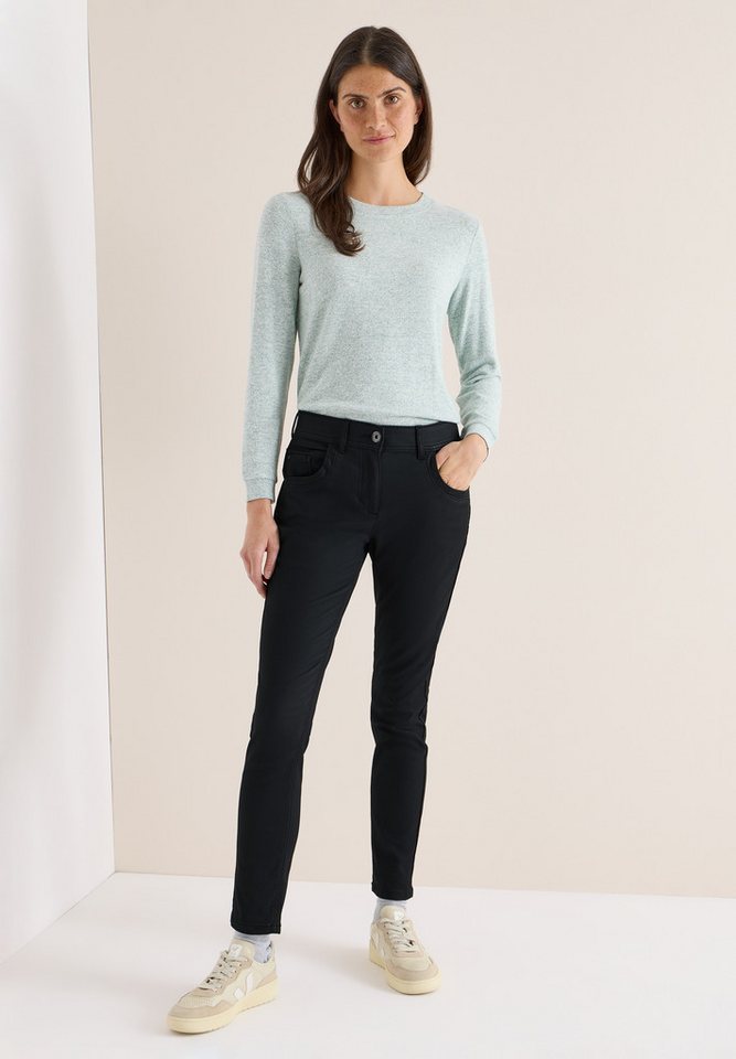 CECIL 5-Pocket-Hose mit leichtem Glanz – Bild 4 von 5