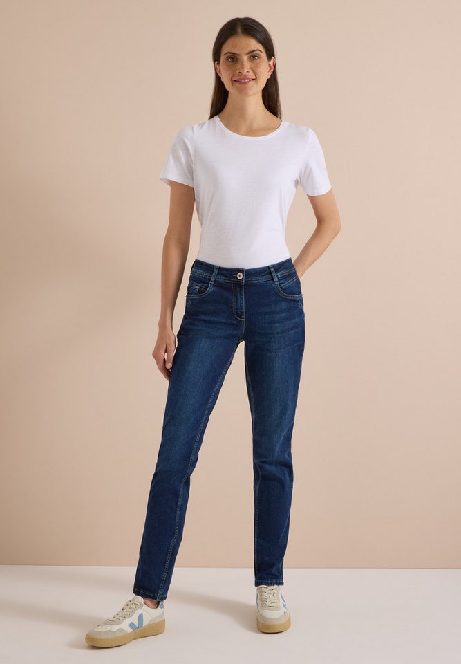 CECIL Comfort-fit-Jeans Middle Waist – Bild 4 von 5