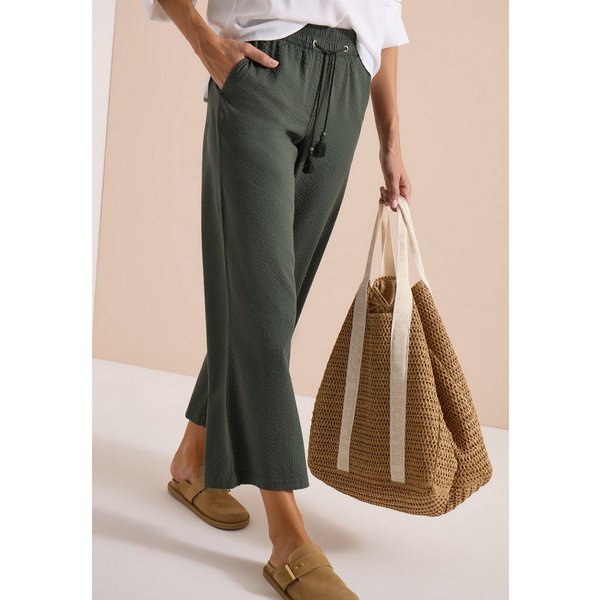 CECIL Culotte aus Seersucker-Material