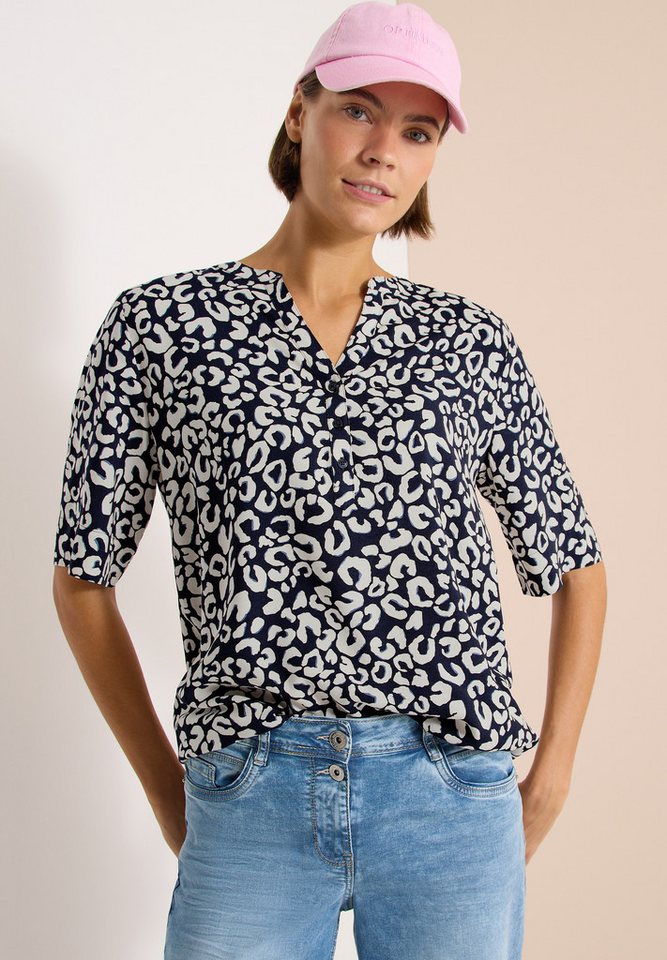 CECIL Druckbluse Sommerbluse mit Leo-Muster – Bild 2 von 5