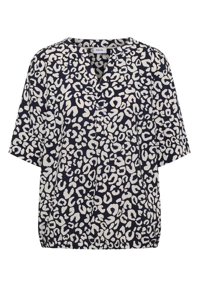 CECIL Druckbluse Sommerbluse mit Leo-Muster – Bild 5 von 5