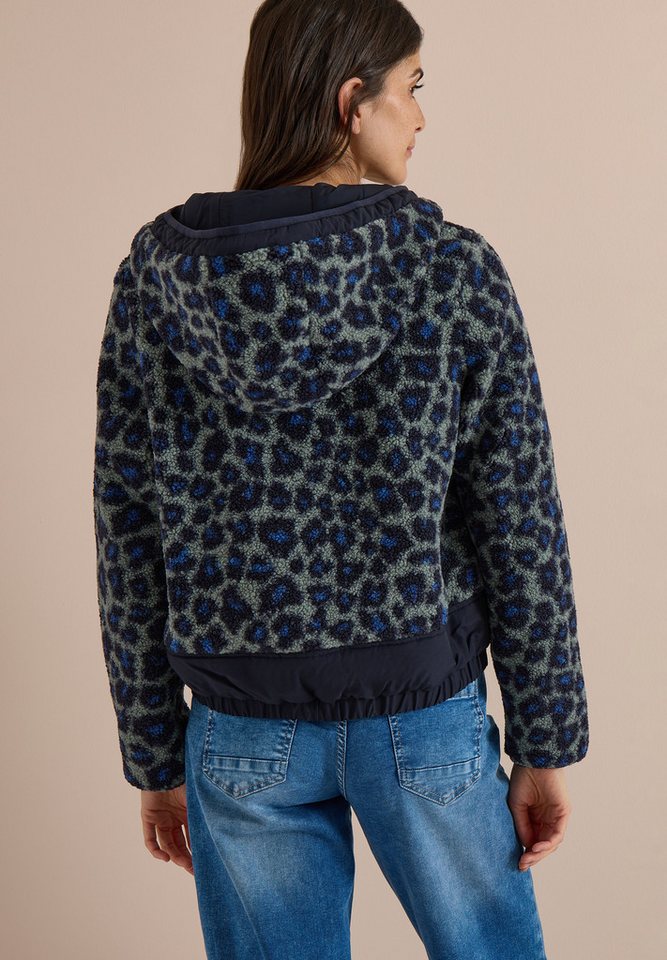 CECIL Fellimitatjacke mit Softshell-Details und Kapuze – Bild 2 von 5