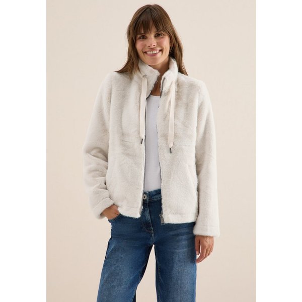 CECIL Fellimitatjacke mit Stehkragen