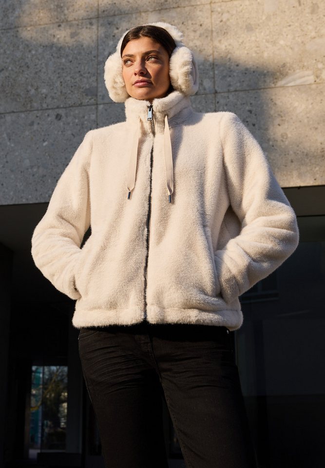 CECIL Fellimitatjacke mit Stehkragen – Bild 2 von 5