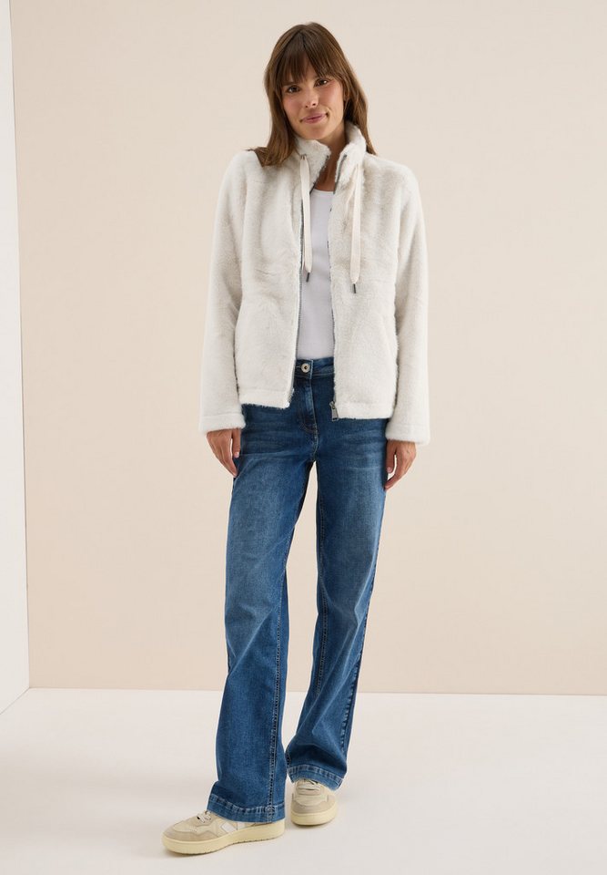 CECIL Fellimitatjacke mit Stehkragen – Bild 4 von 5