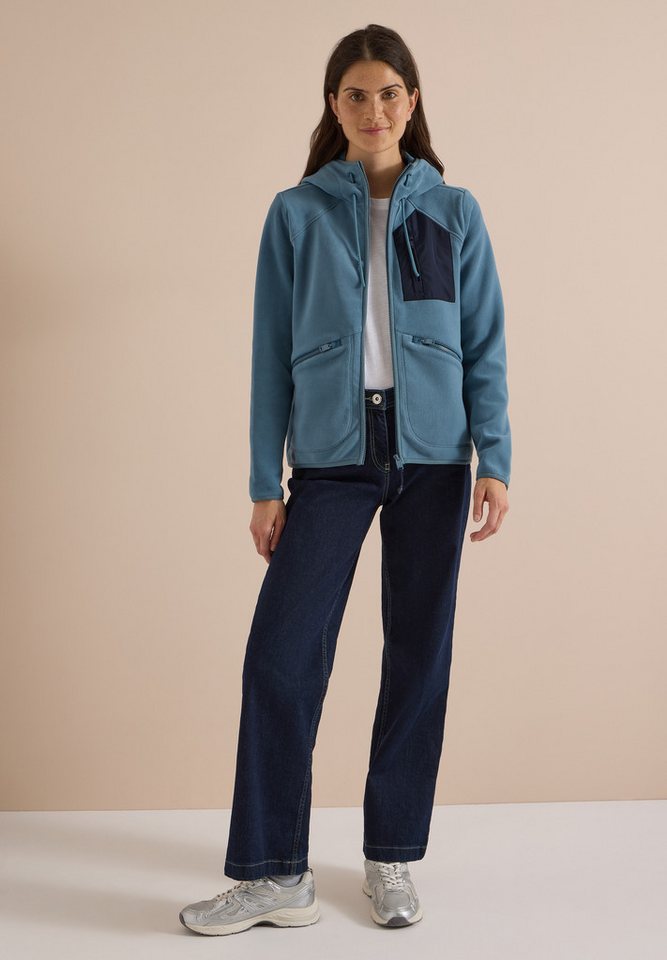 CECIL Fleecejacke in Unifarbe – Bild 3 von 5