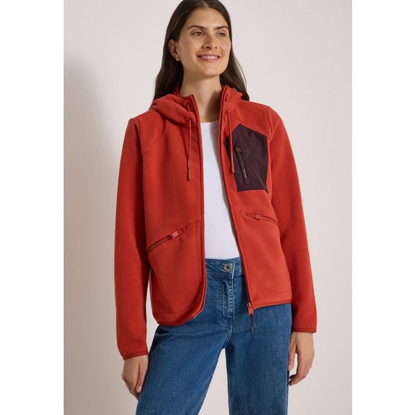 CECIL Fleecejacke in Unifarbe