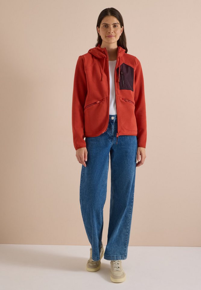 CECIL Fleecejacke in Unifarbe – Bild 3 von 5