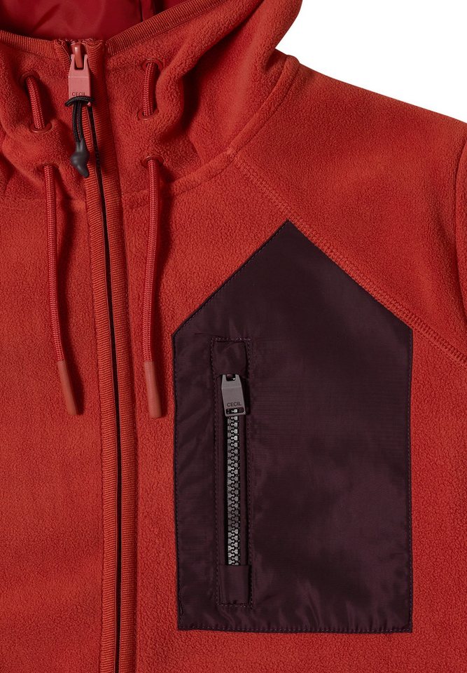 CECIL Fleecejacke in Unifarbe – Bild 5 von 5