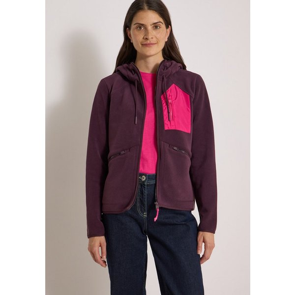 CECIL Fleecejacke in Unifarbe
