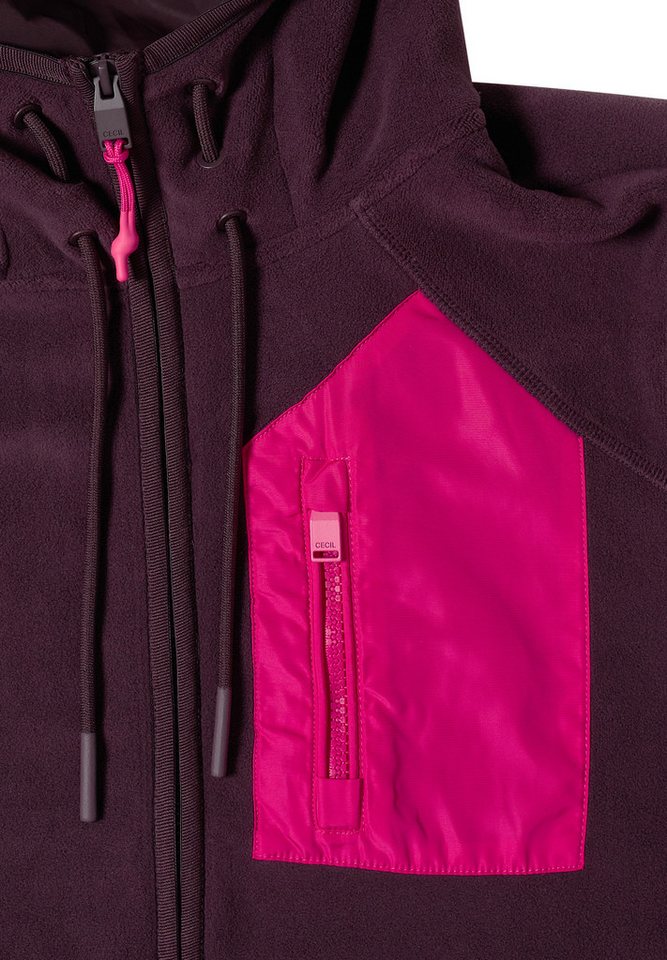 CECIL Fleecejacke in Unifarbe – Bild 5 von 5