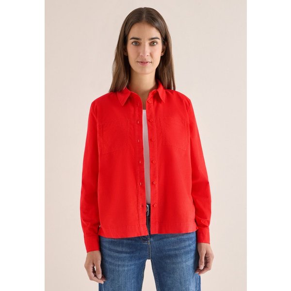CECIL Hemdbluse aus reiner Baumwolle
