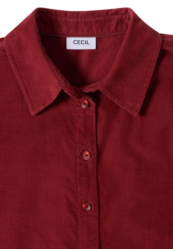 CECIL Hemdbluse in Unifarbe – Bild 5 von 5