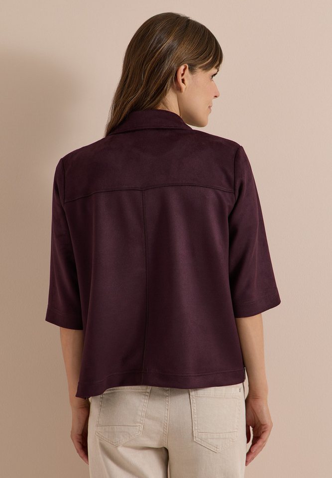 CECIL Hemdbluse in Velours-Optik – Bild 2 von 5