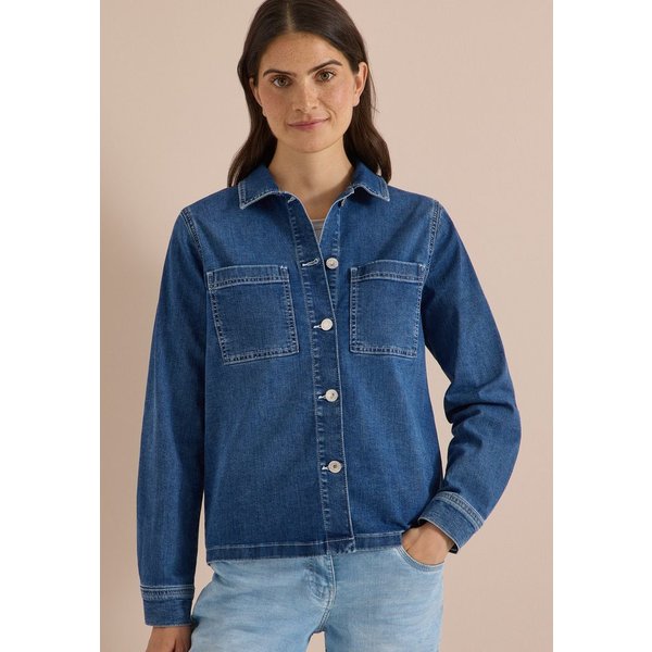 CECIL Jeansjacke Brusttaschen, authentische Waschung