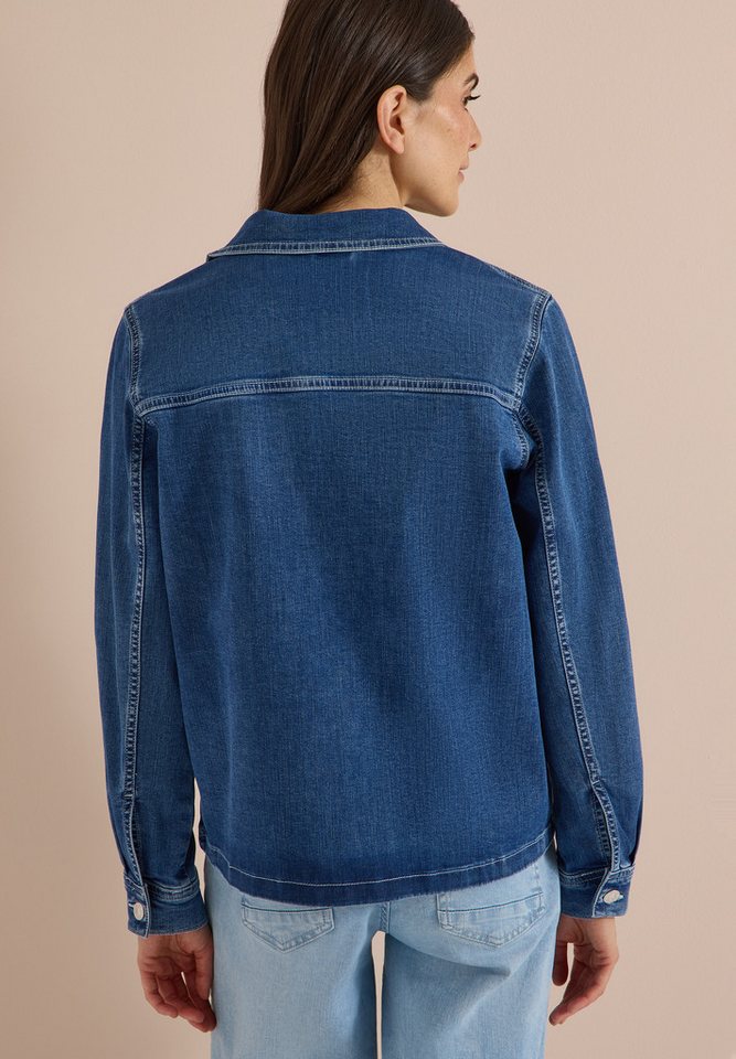CECIL Jeansjacke Brusttaschen, authentische Waschung – Bild 2 von 5