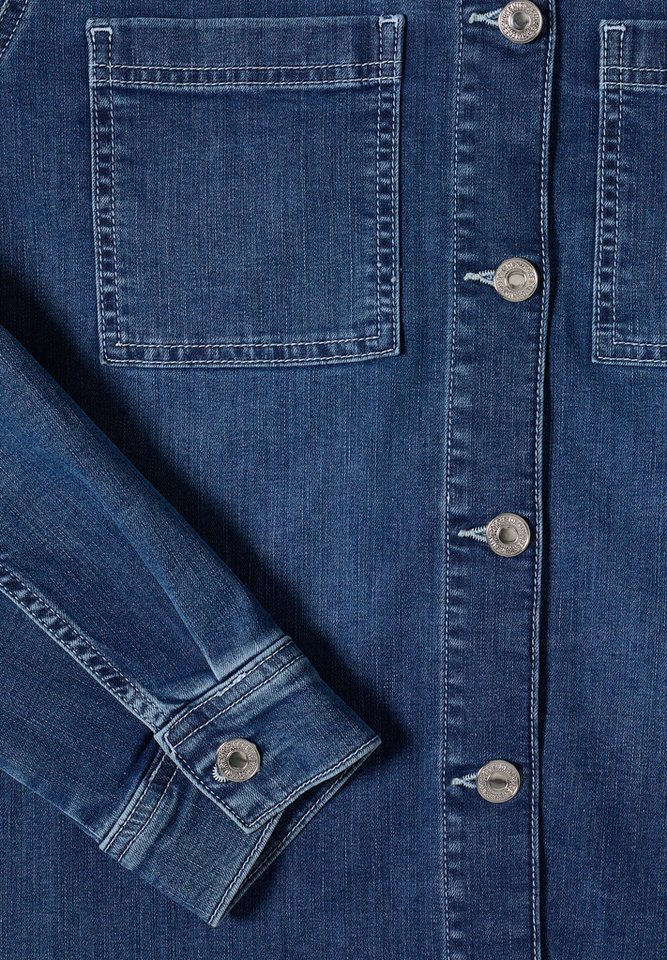 CECIL Jeansjacke Brusttaschen, authentische Waschung – Bild 5 von 5