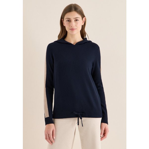 CECIL Kapuzenpullover mit Tunnelzug am Saum