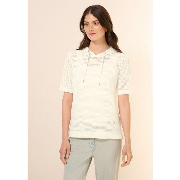 CECIL Kapuzenshirt aus softem Materialmix