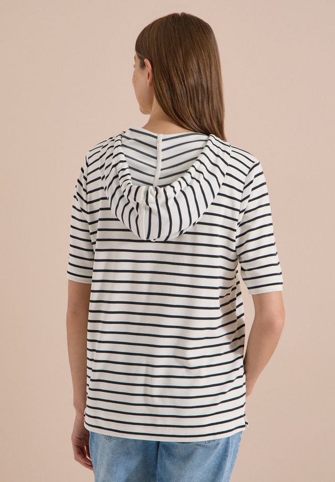 CECIL Kapuzenshirt im Streifendesign – Bild 2 von 5