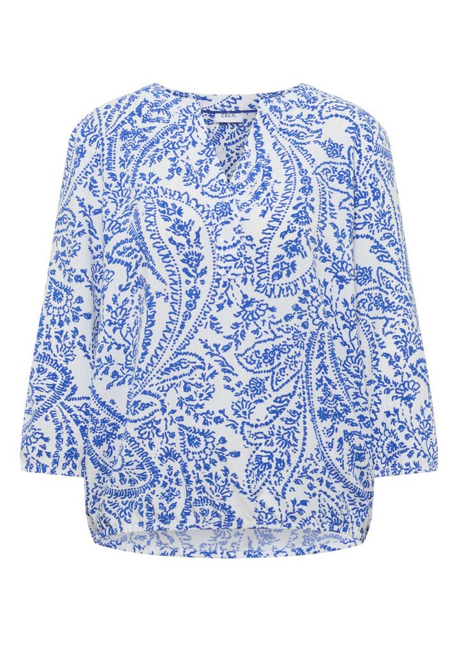 CECIL Klassische Bluse mit Glitzer-Details – Bild 4 von 5