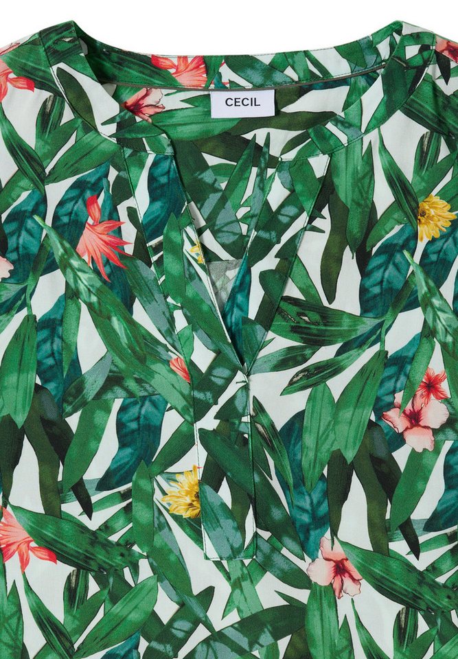 CECIL Kurzarmbluse aus softer Viskose – Bild 5 von 5