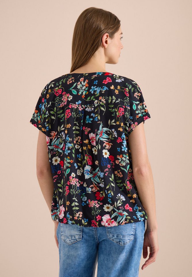 CECIL Kurzarmbluse mit Blumenmuster – Bild 2 von 5