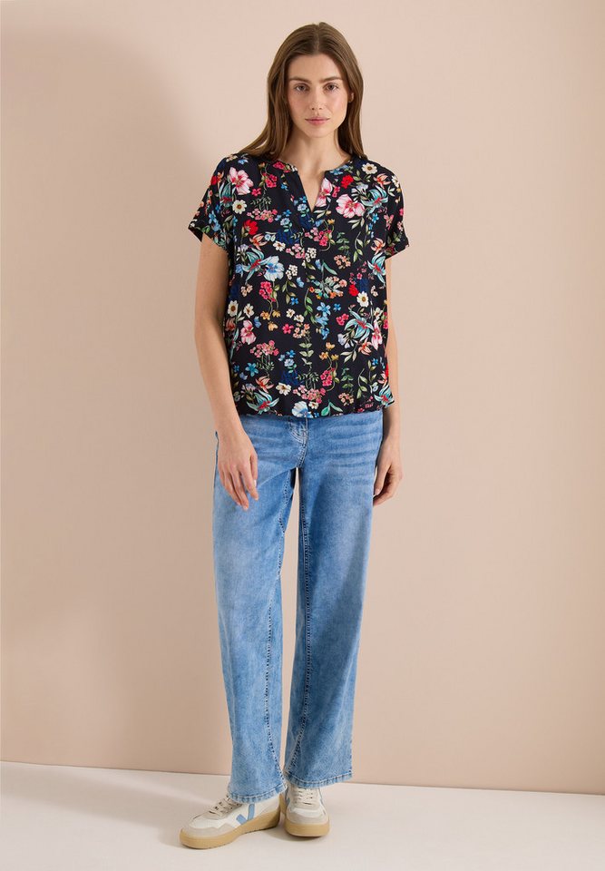 CECIL Kurzarmbluse mit Blumenmuster – Bild 3 von 5