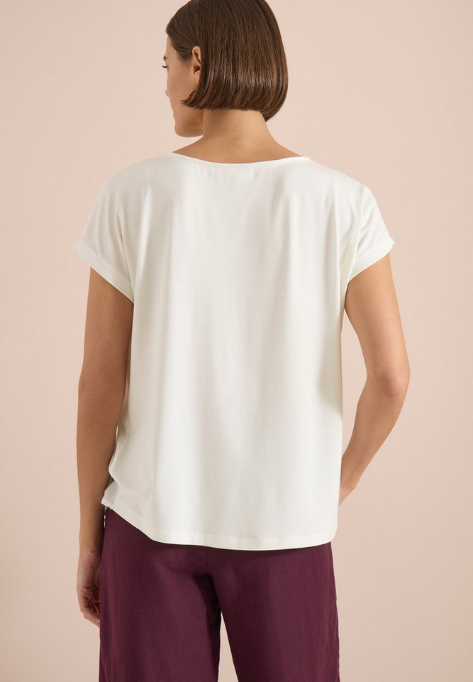 CECIL Kurzarmbluse Sommershirt mit Knotendetail – Bild 2 von 5