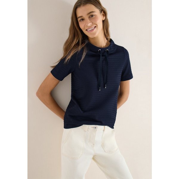 CECIL Kurzarmshirt in Two-Tone-Optik