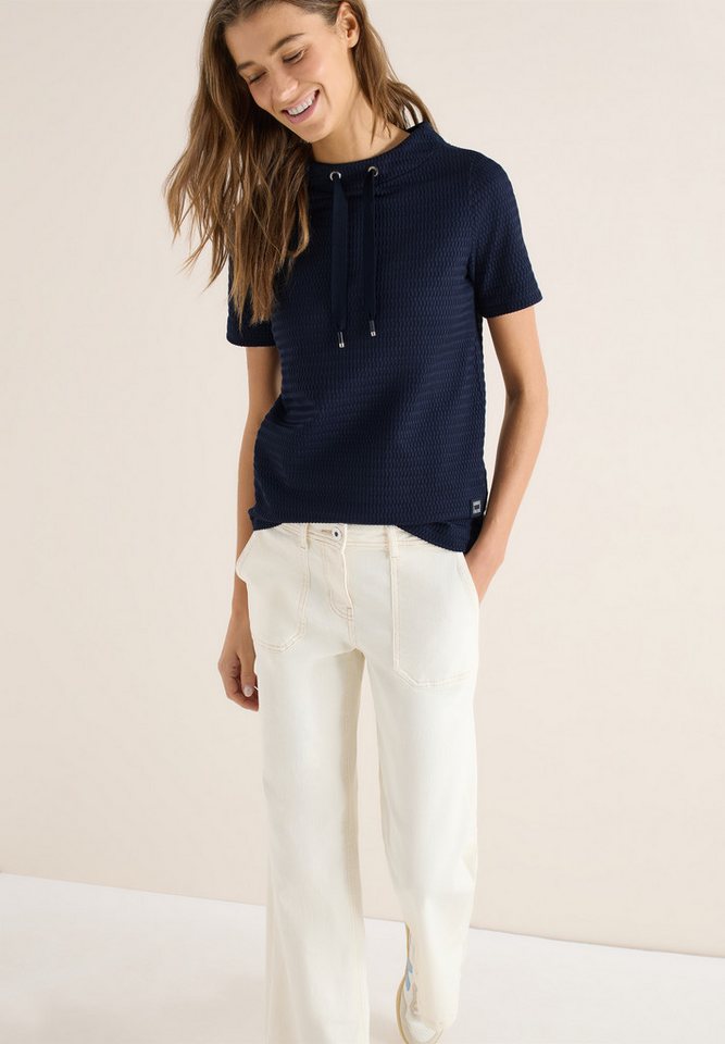CECIL Kurzarmshirt in Two-Tone-Optik – Bild 5 von 5