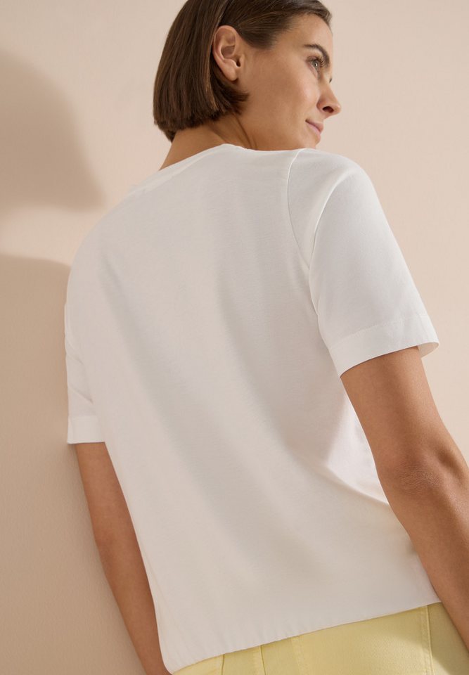 CECIL Kurzarmshirt Sommershirt mit Print – Bild 2 von 5