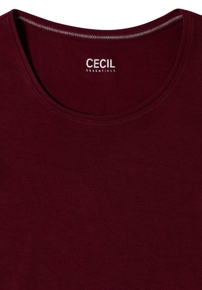 CECIL Langarmshirt aus reiner Baumwolle – Bild 5 von 5