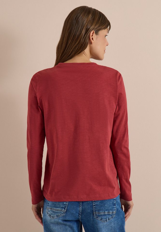 CECIL Langarmshirt aus reiner Baumwolle – Bild 2 von 5