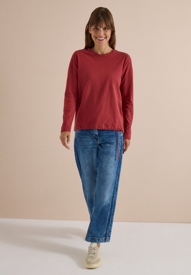 CECIL Langarmshirt aus reiner Baumwolle – Bild 3 von 5