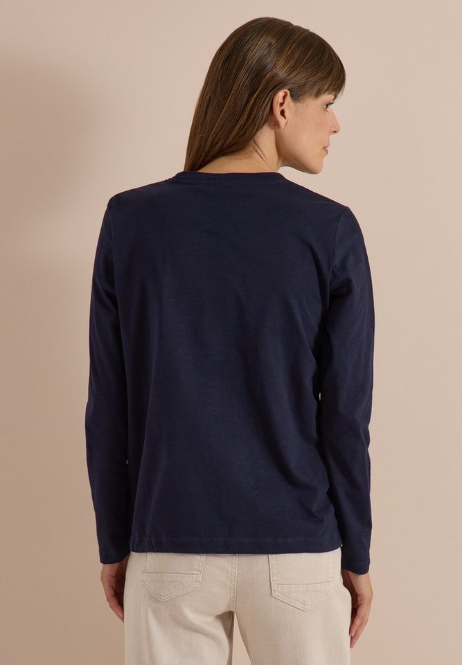 CECIL Langarmshirt aus reiner Baumwolle – Bild 2 von 5