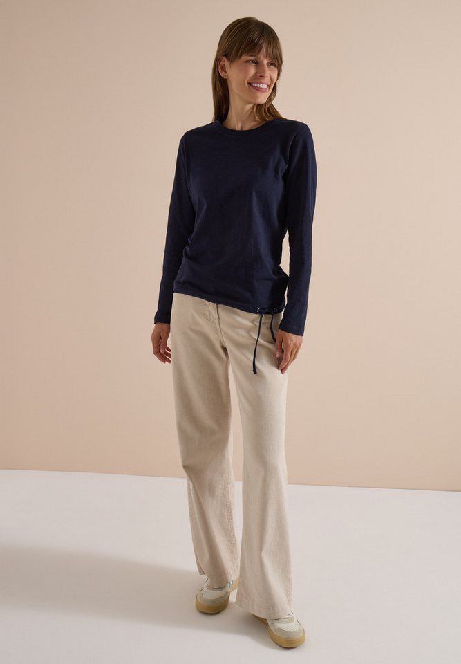 CECIL Langarmshirt aus reiner Baumwolle – Bild 3 von 5